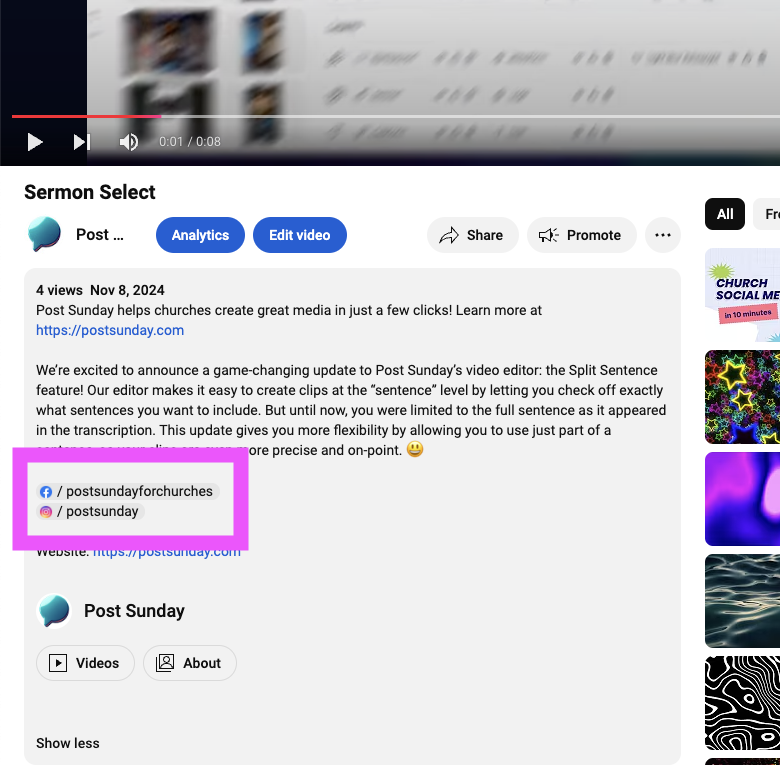 Youtube Link Icons